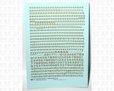 Lowercase Modern Gothic Letter Number Alphabet