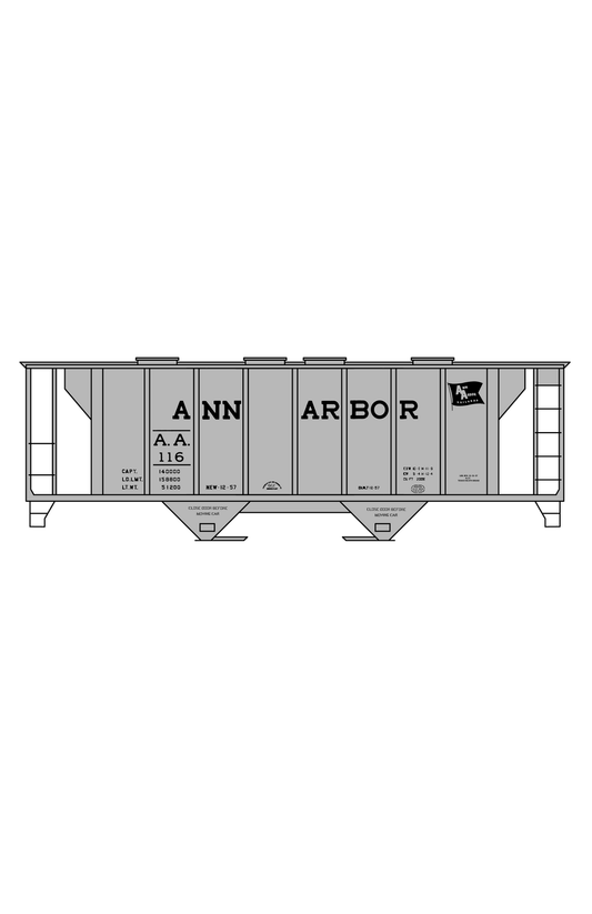 Ann Arbor Covered Hopper Black