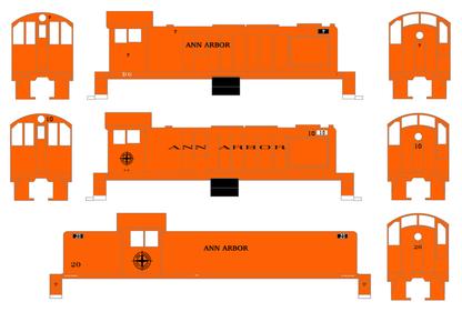 Ann Arbor Orange ALCO Diesels Black