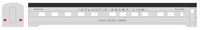 Atlantic Coast Line Streamlined Passenger Car Black Sleepers Diners #2 - Decal