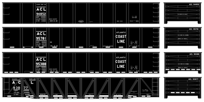 Atlantic Coast Line 41 Ft Gondola White