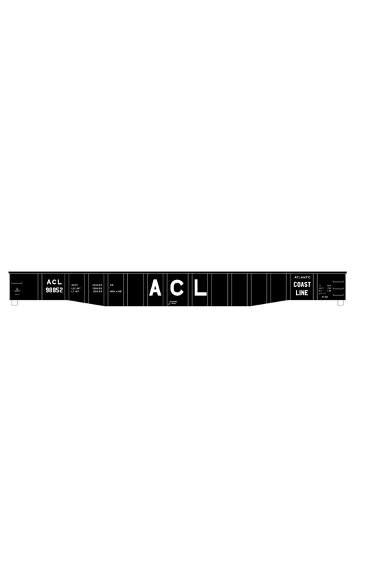 Atlantic Coast Line K-22 52 Ft Gondola White