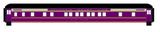 Atlantic Coast Line Heavyweight Passenger Car Silver Pullman Cars - Decal