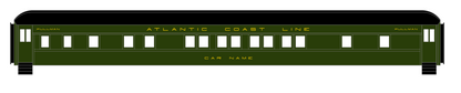 Atlantic Coast Line Heavyweight Passenger Car Yellow Pullman Cars