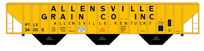 Allensville Grain Co. PS-2CD Covered Hopper Black Kentucky