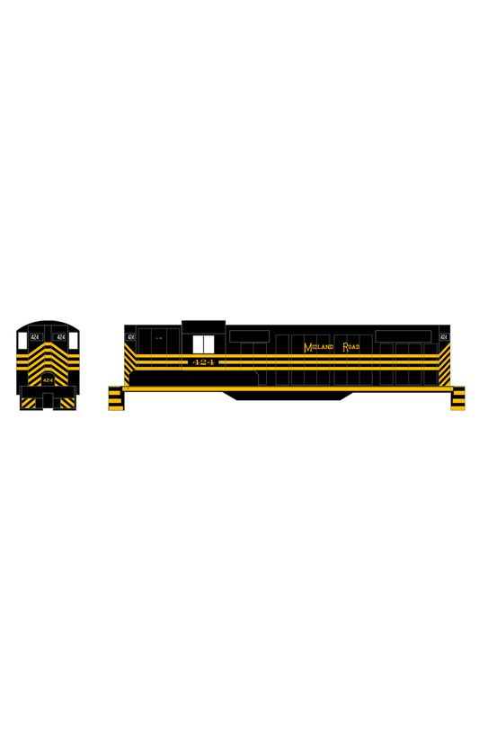 Allegheny Midland EMD Diesel Locomotive Yellow