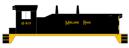 Allegheny Midland Diesel Switcher Yellow