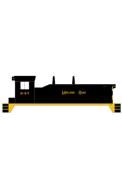 Allegheny Midland Diesel Switcher Yellow