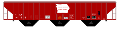 Ashton Iowa Cooperative Elevator PS2-CD Covered Hopper White