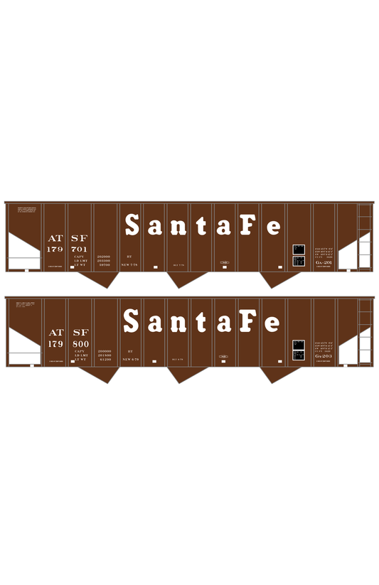 Santa Fe 3420 Cu Ft Hopper Car White