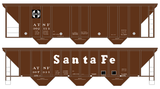 Santa Fe 4427 Cu Ft Covered Hopper White  - Decal