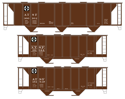 Santa Fe Covered Hopper White