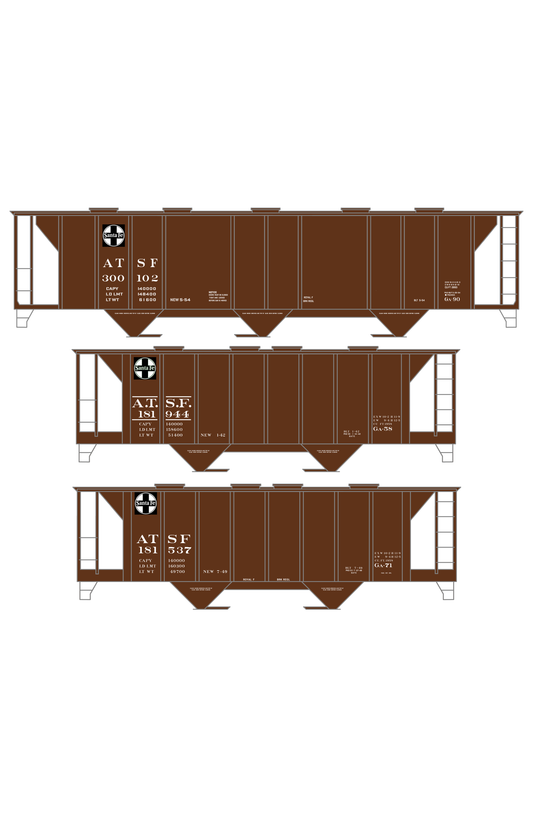 Santa Fe Covered Hopper White