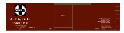 Santa Fe USRA Double Sheathed Boxcar White