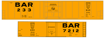Bangor and Aroostook Steel Ice Or Mechanical Reefer Black
