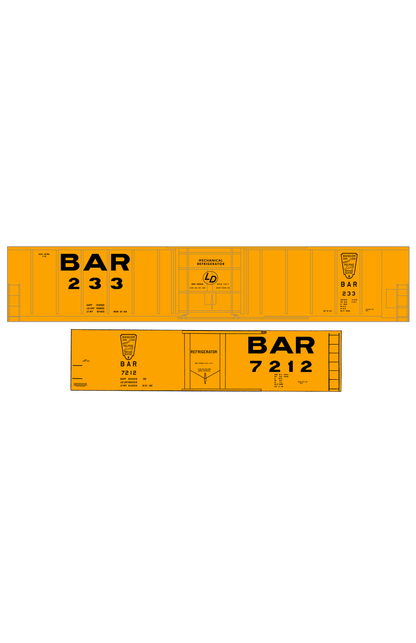 Bangor and Aroostook Steel Ice Or Mechanical Reefer Black