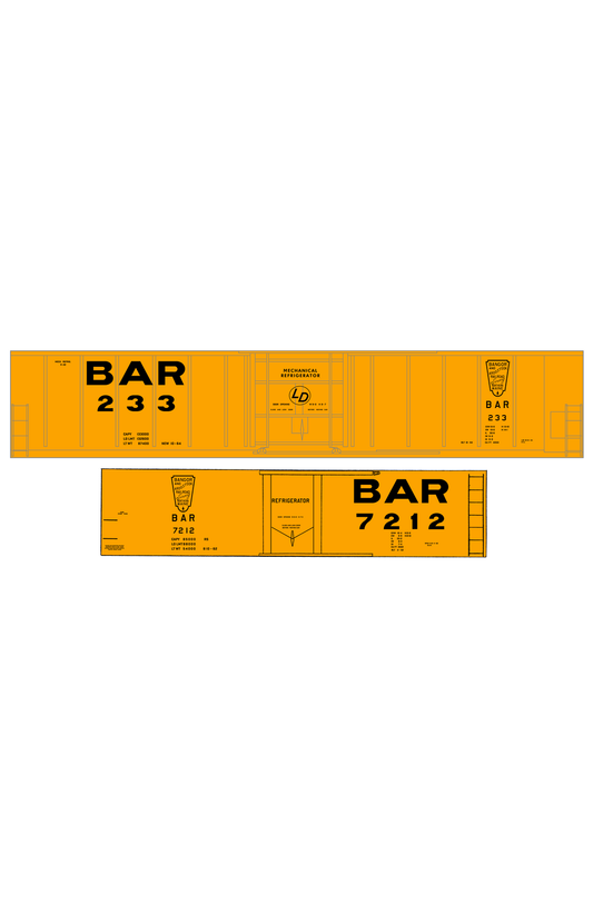 Bangor and Aroostook Steel Ice Or Mechanical Reefer Black