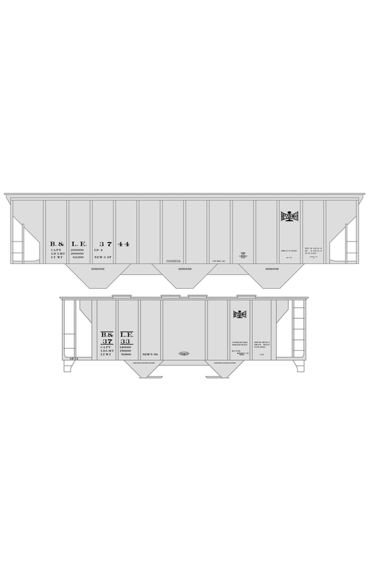 Bessemer and Lake Erie Covered Hopper Black