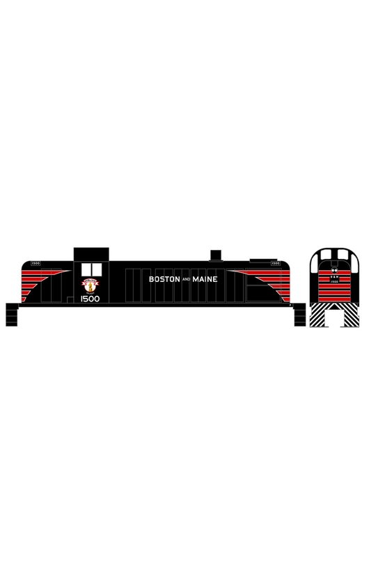 Boston and Maine ALCO RS-2 Locomotive Red and White