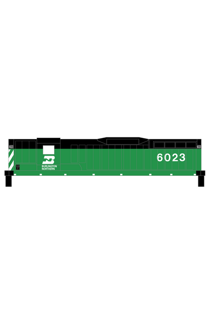 Burlington Northern Diesel Locomotive White