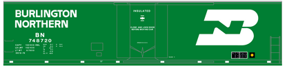Burlington Northern Insulated 50 Ft Boxcar White