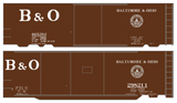 Baltimore and Ohio 40 Ft Boxcar White Big B&O