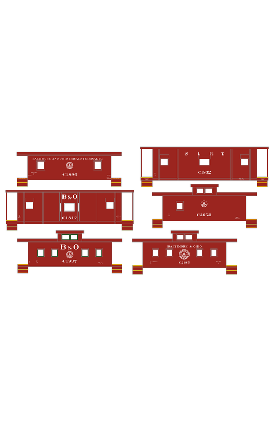Baltimore and Ohio Red Caboose White