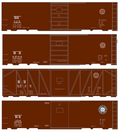 Birmingham Southern 40 Ft Boxcar White