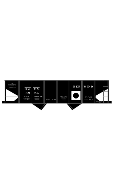 Berwind Coal GLCa Hopper Car White