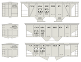 Canada Southern (NYC) Covered Hopper Black NYC-Built - Decal