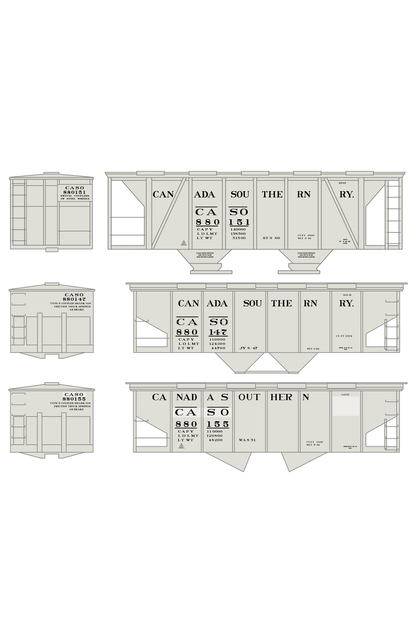 Canada Southern (NYC) Covered Hopper Black NYC-Built