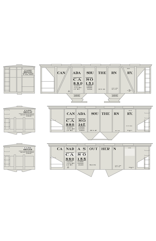 Canada Southern (NYC) Covered Hopper Black NYC-Built