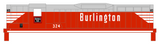Burlington CB&Q EMD Diesel Locomotive White Red/Gray Scheme