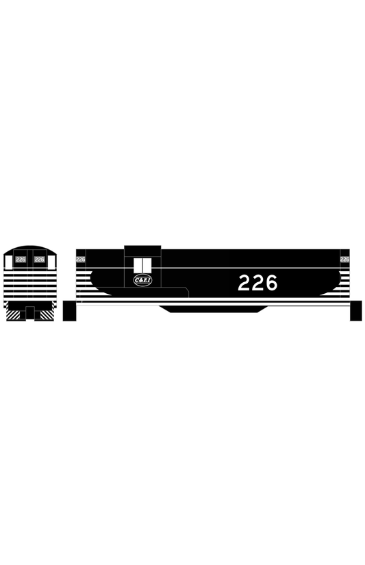 Chicago and Eastern Illinois C&EI Hood Diesel White