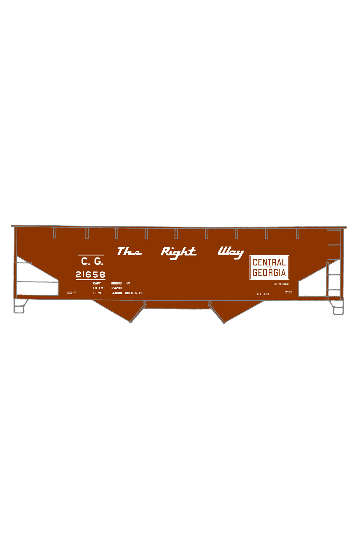 Central Of Georgia Offset Twin Hopper White The Right Way