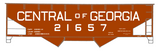 Central Of Georgia Offset Twin Hopper White Big Lettering