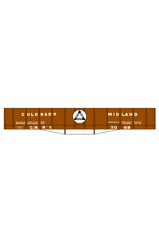 Colorado Midland 36 Ft Gondola White