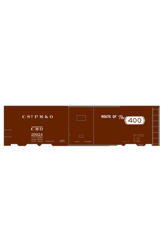 CMO C.St.P.M.&O. (CNW) 40 Ft Boxcar White Route Of the 400