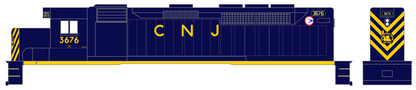 CNJ Jersey Central Lines EMD GP40P Locomotive Yellow Big CNJ