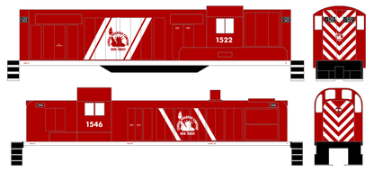 CNJ Jersey Central Lines Diesel Locomotive White Red Scheme