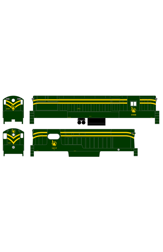 CNJ Jersey Central Lines FM Diesel Locomotive Yellow
