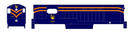 CNJ Jersey Central Lines FM Diesel Locomotive Orange and Yellow