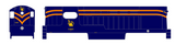 CNJ Jersey Central Lines FM Diesel Locomotive Orange and Yellow  - Decal