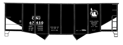 Central Of New Jersey Twin Hopper White Futura Font