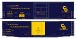 Chesapeake and Ohio 50 Ft Cushion Underframe Boxcar Yellow