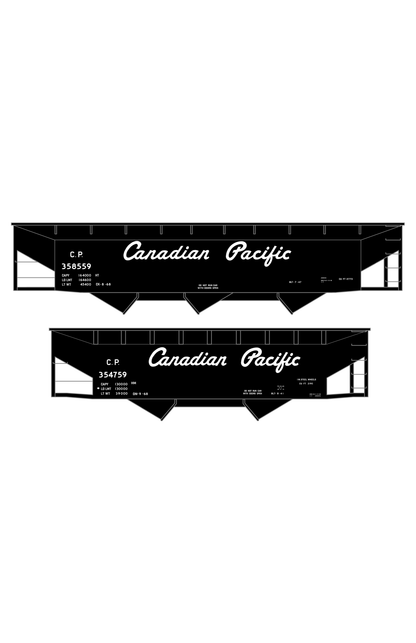 Canadian Pacific Offset Hopper White Script