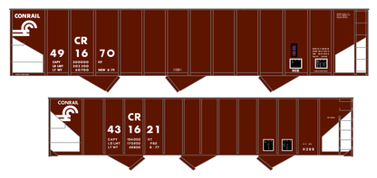 Conrail Open Hopper White