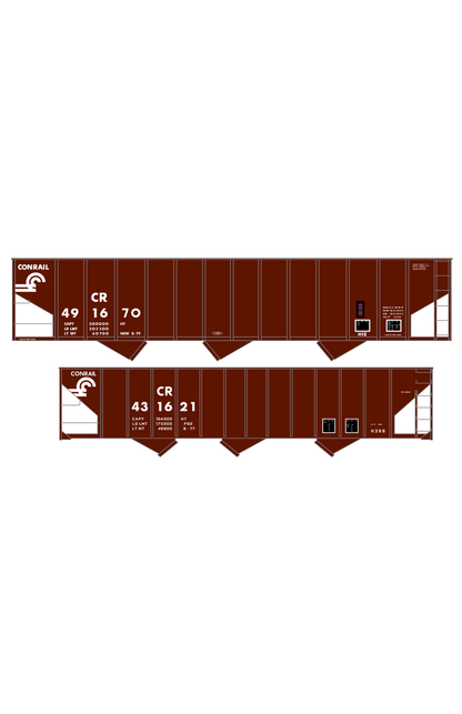 Conrail Open Hopper White