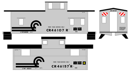 Conrail MOW Work Train Caboose Black