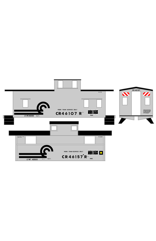Conrail MOW Work Train Caboose Black